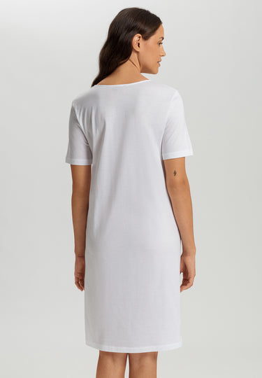 Liz Cotton Nightgown With Embroidery | White 74796-101